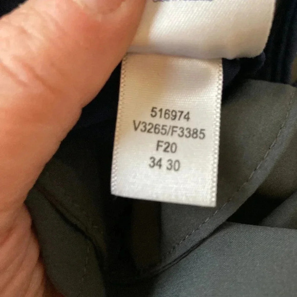 Land's End Traditional Fit Travel Chinos Navy Blue Sz 34x30 - Picture 9 of 9